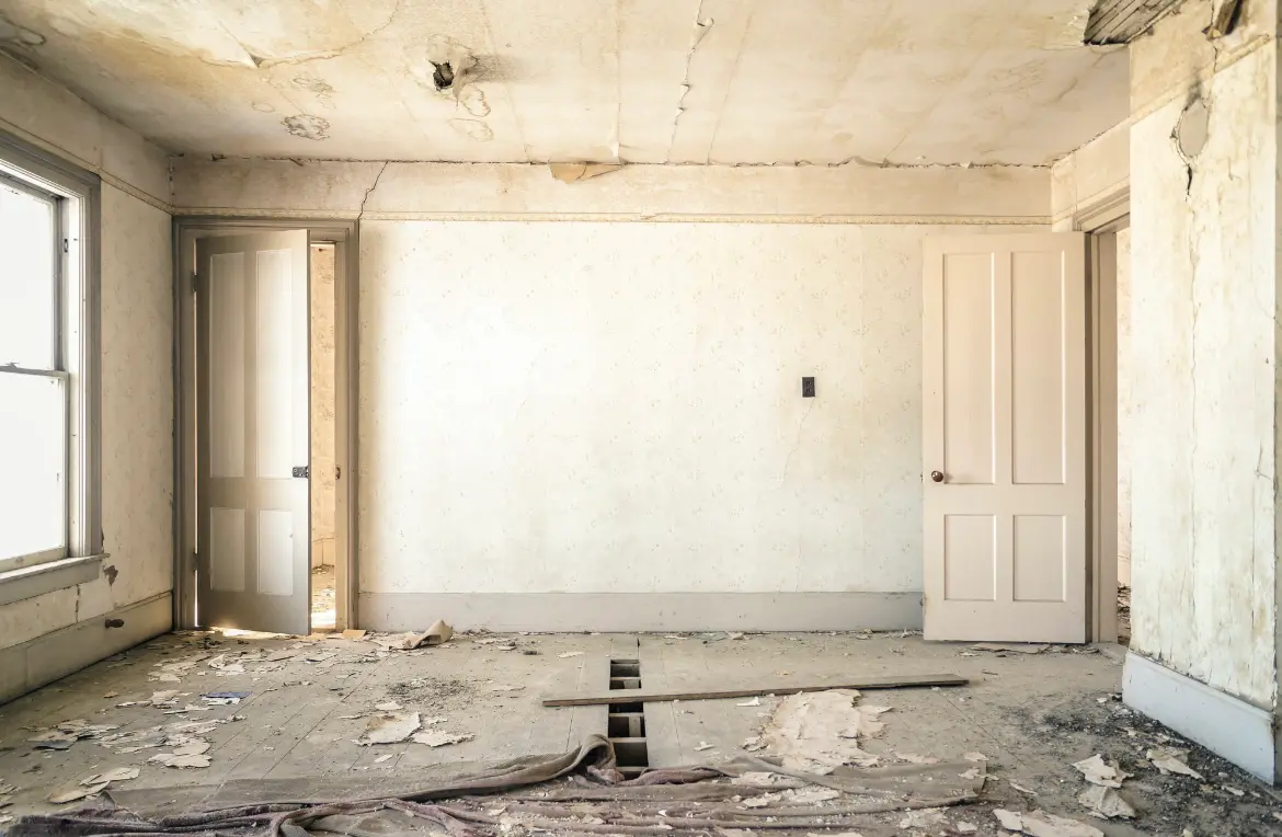 Waste disposal crew managing a cleanout project in Alfred